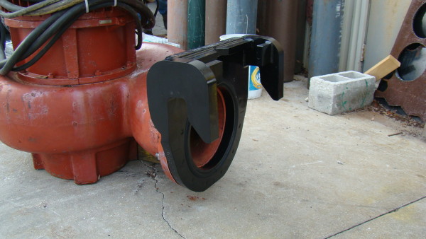 Pump Flange Installed